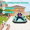 thumbnail image 4 of Ride On Bumper Car for Kids Ride on Toy Gifts with Remote Control, 360 Degree Spin, LED Lights, Music, 4 of 7