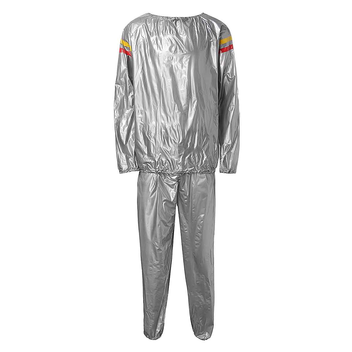 Athletic Works Sauna Suit Reflective Detailing on Sleeves PVC Weight Loss Unisex 