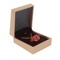 thumbnail image 1 of Collier plaqué or rose 24 carats avec pendentif en forme de rose pour femmes et filles, idéal pour la fête des mères ou un anniversaire., 1 of 4