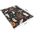 thumbnail image 4 of Autumn Halloween Scene Pattern Blanket,Comfortable Soft Lamb Wool Throw Blanket,All Season,Warm Lightweight Blankets for Sofa Bed Couch Living Room Chair,60"x80", 4 of 4