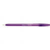 Hub Pen 361PUR-BLK Translucent Stick Purple Pen - Black Ink - Pack of 250