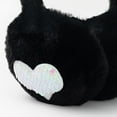 thumbnail image 5 of UJNDER Winter Cat Ear Earmuffs With Sequin Heart Shape Adjustable Ear Warmers for Girls and Women Black, 5 of 5