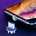 thumbnail image 1 of 360 Degree Rotating Phone Charging Cable Connector Mobile Phone Accessory Replacement for Android Connector, 1 of 9