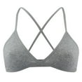 thumbnail image 2 of VLOOCKLW Bralette Women Deep V Wireless Support Push Up Soft Stretchy Fabric Comfortable Full Coverage Daily Wear Bra for Female, 2 of 8