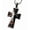 Multi, variant on R.H. Jewelry Stainless Steel Blue Glass Cross Pendant For Men and Women