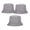 3pack/Grey/Grey/Grey, variant on 3 Pack Unisex Bucket Hats for Summer Sun Hat for Travel, Beach, Outdoor Activities for Men & Women