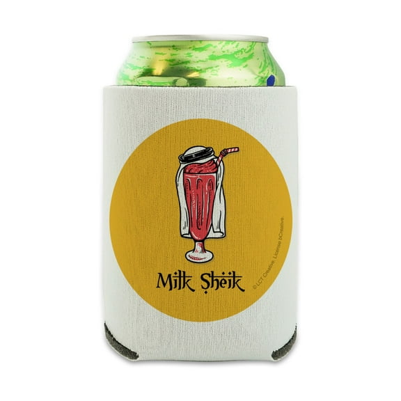 Milk Sheik Shake Funny Humor Can Cooler - Drink Sleeve Hugger Collapsible Insulator - Beverage Insulated Holder