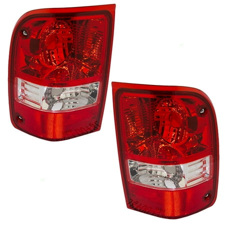 - Driver and Passenger Taillights Tail Lamps Replacement for Ford Pickup Truck 6L5Z13405AA 6L5Z13404A