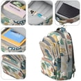 thumbnail image 4 of Boho Bohemia Flower Backpack for School,Cute School Bag,Schoolbag with Adjustable Shoulder Straps & Padded Back,16.9 Inch, 4 of 5