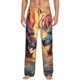 thumbnail image 1 of Balery Colorful Wave Dragon Head Pantalones de pijama para hombre, pijama ultraligero, pantalón de descanso-3X-Large, 1 of 6