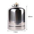 thumbnail image 3 of Cilindro de gas vacío, recargable, ligero, para cocinar al aire libre 1.35L, 3 of 9