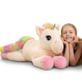 thumbnail image 2 of MorisMos Giant Unicorn Stuffed Animal 32'' Cute Soft Unicorn Plush Toy, 2 of 9