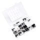 thumbnail image 3 of 250pcs Tact Push Switch Micro Combination Kit 25 Values Boxed Button Switch for Television Audio Equipment, 3 of 5