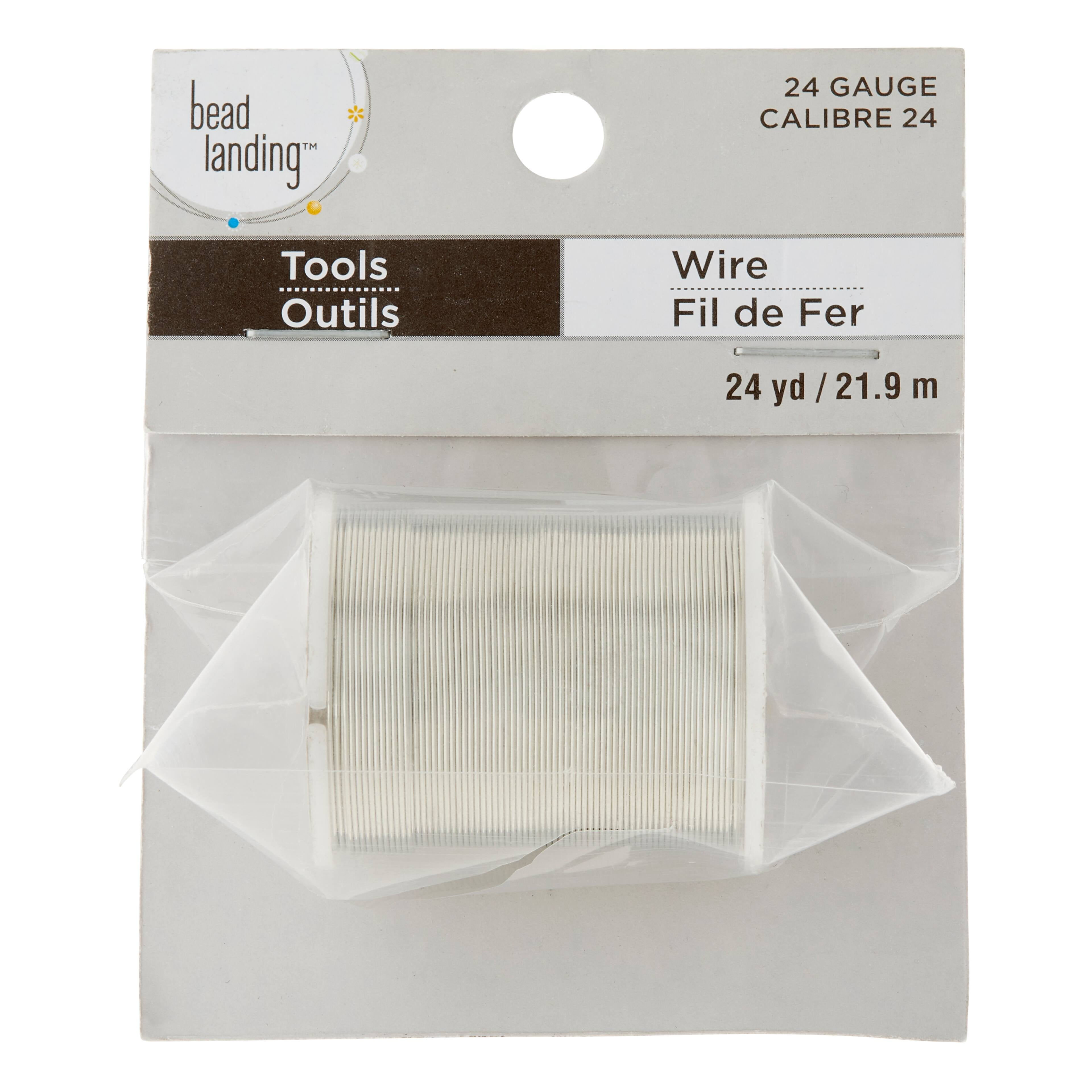 Buy 12 Pack 24 Gauge Silver Beading Wire by Bead Landing Online at
