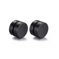 thumbnail image 1 of Aros magnéticos con forma de cuentas negras, no perforados, 8 mm (par), 1 of 1
