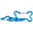 thumbnail image 5 of 5Pcs Bone Shape Spring Snap Clip Aluminum Alloy KeyRings Hanging Buckle Carabiner Keychains Bag Clip Hook Connectors, 5 of 7