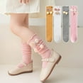 thumbnail image 6 of Esaierr Girls 2 Pairs Candy Color Socks,Outer Wear Long Socks,Mid-Calf Cotton Socks,Spring Fall Socks,Cute Stacked Socks for Kids Baby 3-12 Years Old, 6 of 6