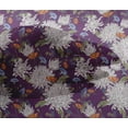 thumbnail image 4 of oneOone Viscose Chiffon Wine Fabric Leaves & Flower Sewing Craft Projects Fabric Prints By Yard 42 Inch Wide, 4 of 4
