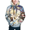 thumbnail image 3 of Genshin Impact Youth Active Sweatshirt Printing Casual Pullover Hoodies Winter Fall Clothes Outerwear X-Large, 3 of 7
