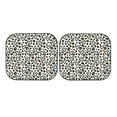 thumbnail image 3 of Uemuo Heart Leopard Printed 2 PCS Car Windshield Sun Shade, Auto Sun Heat and UV Rays Blocker, Foldable Automotive Front Window Sunshade Protector, 3 of 7