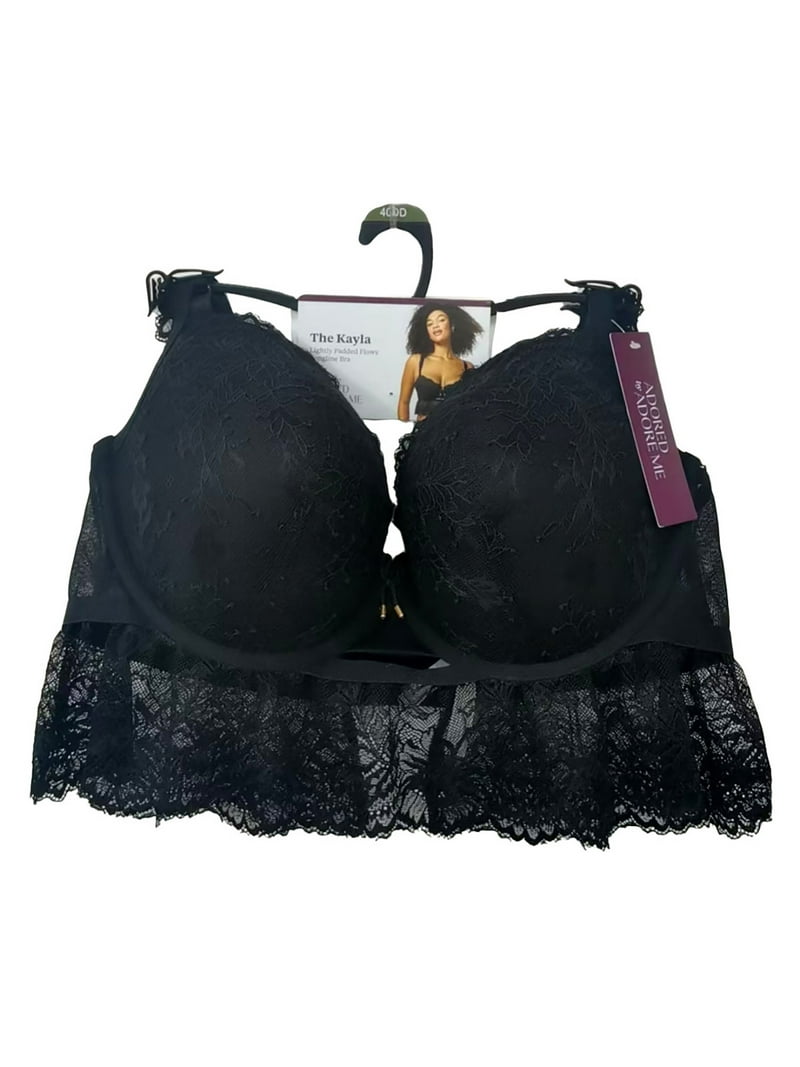 Adored by Adore Me Women's Kayla Lightly Padded Flowy Longline Bra