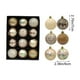 thumbnail image 3 of Set de adornos navideños inquebrantables de 12 piezas | Decoraciones de árbol navideño de plástico multiestilo – azul, dorado, rojo, verde menta, rosa | Ligero, fácil de colgar para casa, fiesta o, 3 of 6