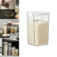 thumbnail image 3 of Qiangzon Airtight Food Storage Containers with Lids for Kitchen Pantry Organization, Plastic Canisters for Cereal, Flour, Sugar, and Dry Goods, Stackable and Transparent, Keep Food Fresh and Secure, 3 of 8