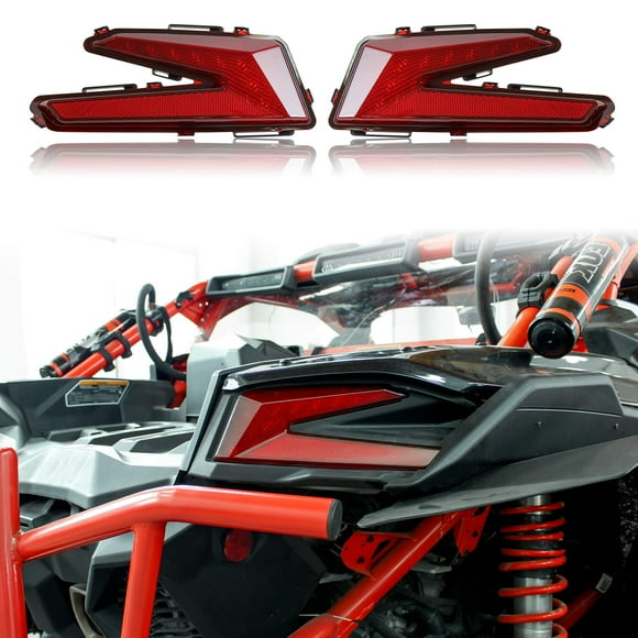 SAUTVS Feux Arrière à LED pour Can Am X3, Feux de Freinage Arrière Rouges pour Can-Am Maverick X3 XDS XRS Max Turbo R 2017-2024 Accessoires (2 Pcs, 710004744)
