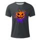 thumbnail image 4 of Blusas y camisas de manga corta y cuello redondo para hombre. Blusas/camisetas de manga corta con cuello redondo y estampado de Halloween para hombre. Blusa para hombre., 4 of 4