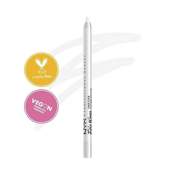 Delineador de ojos Nyx Professional Makeup Epic Wear Sticks En Lápiz, Pure White