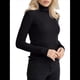 thumbnail image 2 of Suéteres Acanalados para Mujer, Lindos Suéteres de Punto de Cuello Alto, Ajustados y Cálidos Negro un Tamaño, 2 of 10