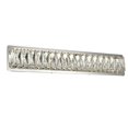 thumbnail image 3 of Contemporary Home Decorative Steel Monroe Integrated Led Chip Light Chrome Wall Sconce Clear Royal Cut Crystal -, 3 of 3