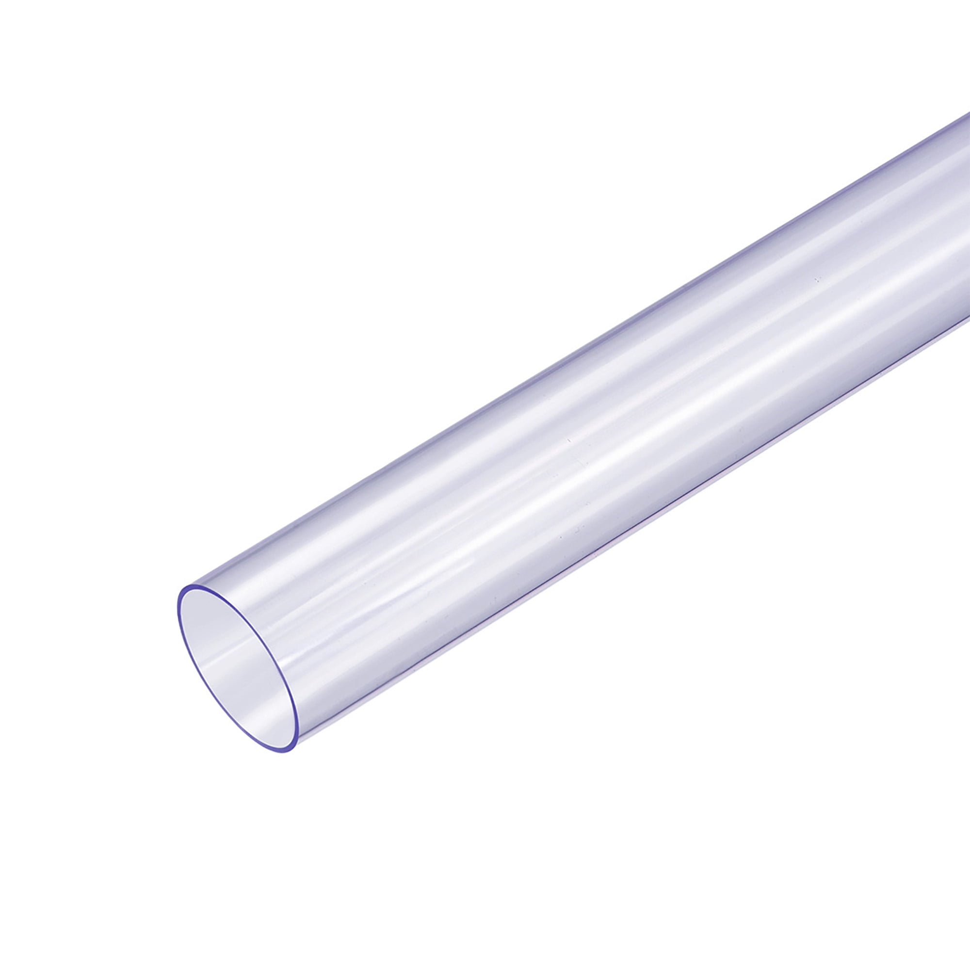 2pcs PVC Rigid Round Clear With Light Blue Tubing 0 79 inch ID X 1 inch 2pcs-pvc-rigid-round-clear-with-light-blue-tubing-0-79-inch-id-x-1-inch