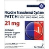 Habitrol Step 1 Nicotine Transdermal System Stop Smoking Aid Patches, 21 mg, 7 Count