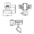 thumbnail image 3 of 1pc Caravan Motorhome Replacement Spare Parts Drawer Lock Catch Full Mechanism, 3 of 8