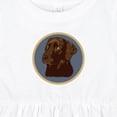 thumbnail image 4 of Inktastic Labrador Retriever Chocolate Lab Dog Girls Baby Dress, 4 of 5