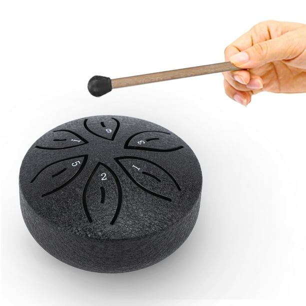 Tambor De Lengua De Acero En Miniatura, Instrumento De Percusión De Tambor De Lluvia De 6 Notas Para Jardín Al Aire Libre