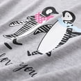 thumbnail image 4 of Defitshape Women's Two Piece Pj Cotton Blend Capri Pajama Set Short Sleeve Pant Soft Sleepwear Printed Patterned Lightweight Cute Patterned1 Large, 4 of 5