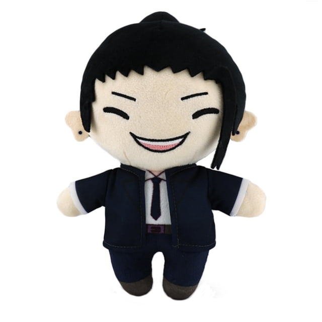 Jujutsu Kaisen - Peluche de peluche con texto en inglés "Geto Suguru" para sala de estar, sofá, decoración de Bedroo, regalo de 9 pulgadas