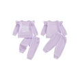 thumbnail image 2 of BemeyourBBs Auntie's Little Bestie Baby Girl Clothes Toddler Girls Spring Fall Winter Outfits Long Sleeve Letter Sweatshirt Pants Set, 2 of 9