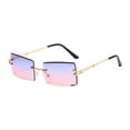 thumbnail image 4 of Gafas de sin borde de lentes de modernos para la playa de compras de viajes de viaje al aire libre Toppurple bottompink, 4 of 8
