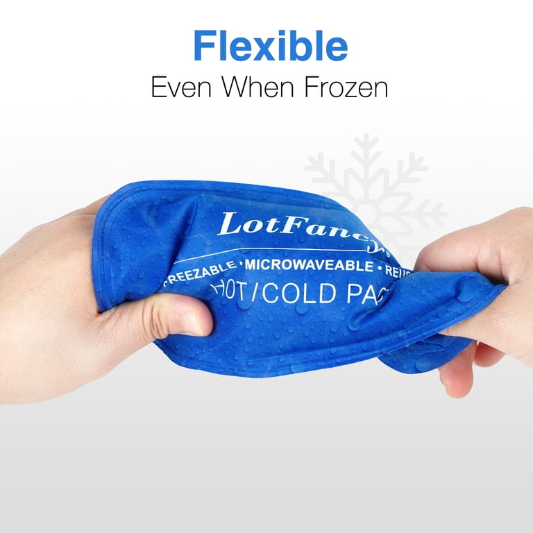 LotFancy Face Ice Pack Wrap for Jaw, TMJ, Wisdom Teeth, with 4