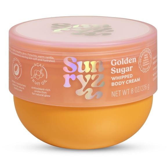 Sunryz Golden Sugar Whipped Body Cream, 8 fl oz