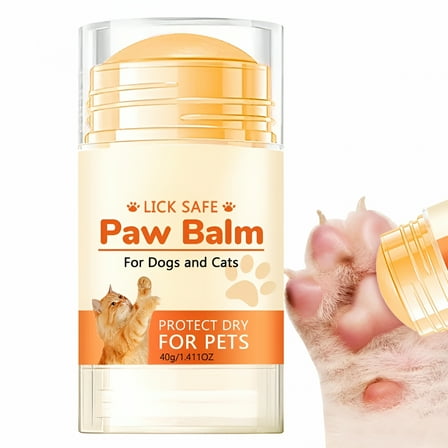 RAGUPEL Paw Balm Natural Lick Safe Paw Balm for Dogs 40G Cat Paw Balm Dog Paw Balm Stick Wax Soother & Moisturizer Cream for Cracked Dog Cat Paws Snout & Elbows