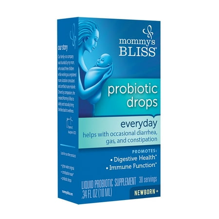 Mommy's Bliss Baby Probiotic Drops, 0.34 fl oz (Best Probiotic For Infant Eczema)