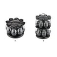 thumbnail image 4 of Bewildely Soporte para latas de especias con 8/16 botellas, suministros de cocina resistentes de acero inoxidable, soporte giratorio de 360 Organizadores de utensilios de cocina Tipo 2, 4 of 6