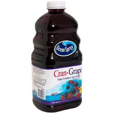 Ocean Spray Cran-Grape Juice Drink, 64 fl oz (1.89 ltr) (Pack of 24)