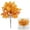 B, variant on Artificial Maple Leaves Twigs Autumn Leaves Stems Outdoor Greenery Plants for Farmhouse Kitchen Thanksgiving Table Centerpieces Halloween Fireplace,Realistic Appearance,Long Lasting Beauty