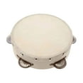 thumbnail image 6 of PPgejGEK 4-10 Inch Hand Tambourine Aluminum Alloy Frame with Jingles Poplar Wood Drum Lambskin Head for Kids Musical Instrument Gift Various Sizes, 6 of 9