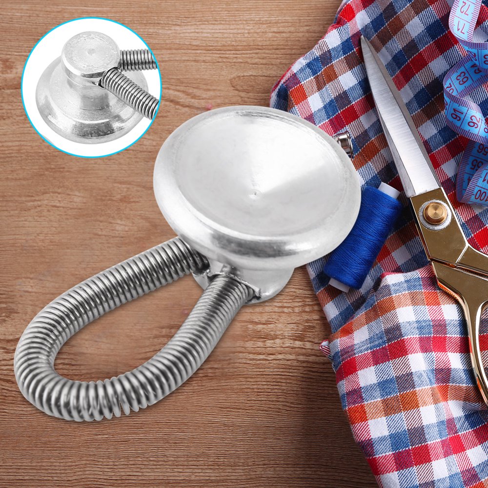 Mgaxyff Button Expander,20pcs Flexible Spring Waist Extending Buttons